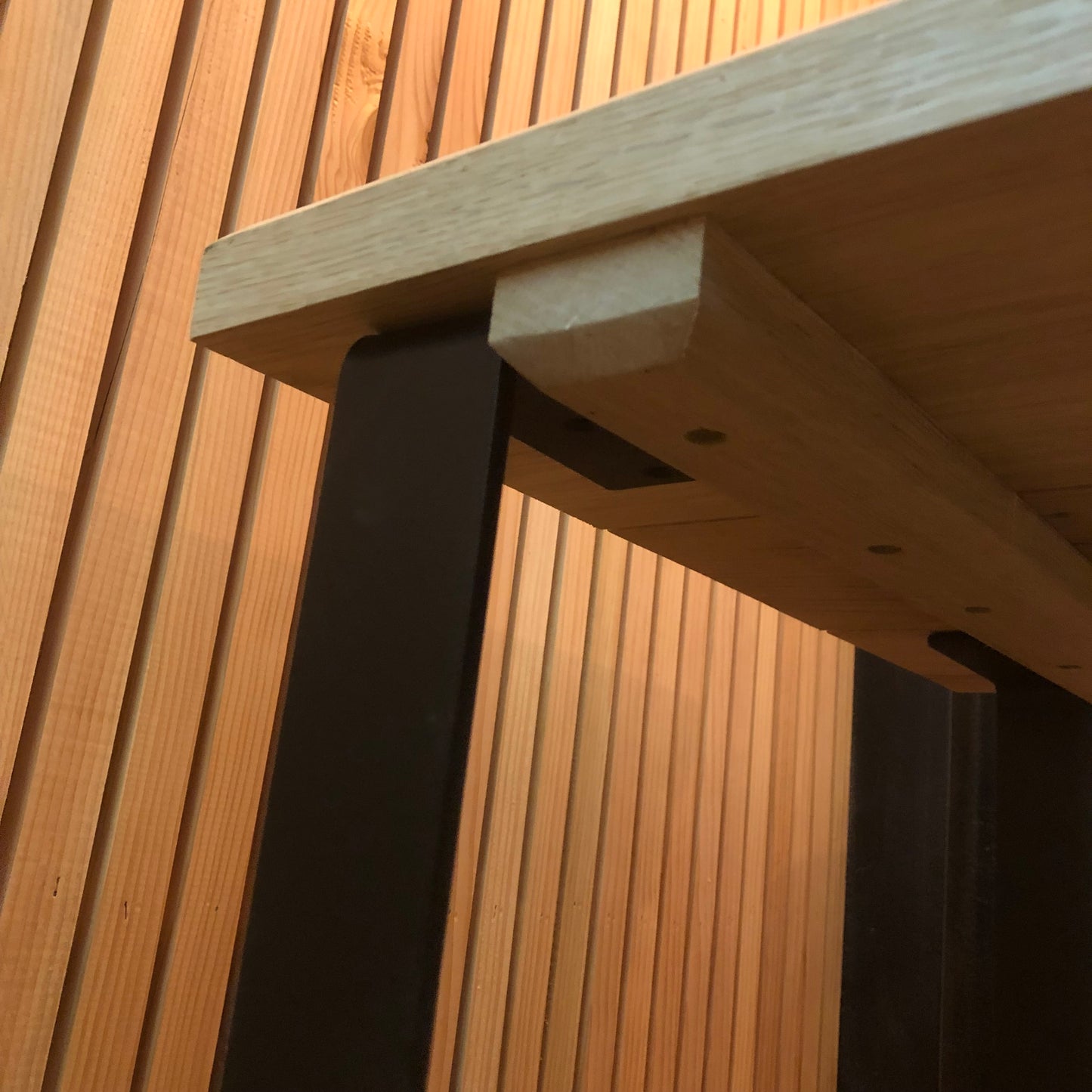 Table basse en chêne massif