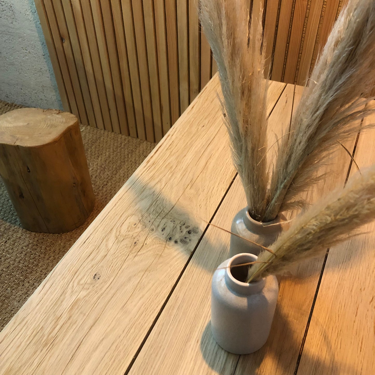 Table basse en chêne massif